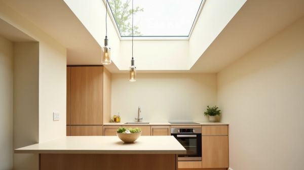 Aménager une petite cuisine avec verrière pour plus de lumière