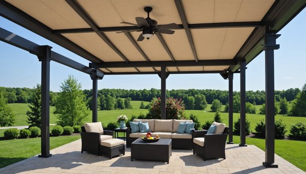 Profitez de votre extérieur avec des pergolas à toiles rétractables !